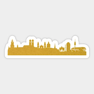 Golden Munich Sticker